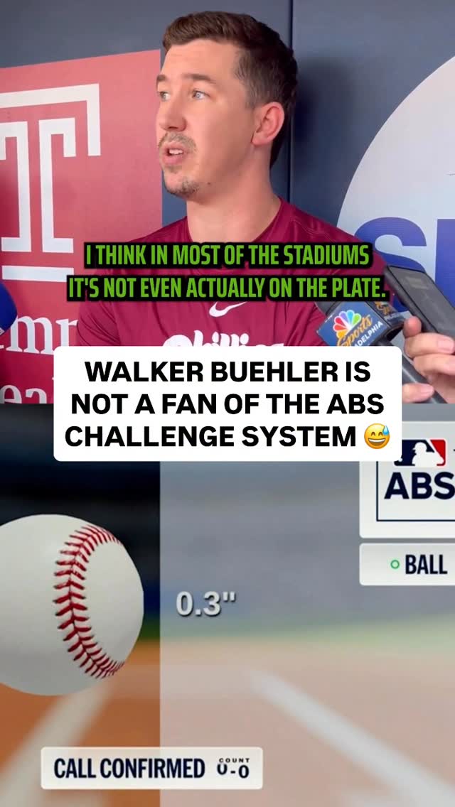 The ABS Challenge System has a forever hater in Walker Buehler 😂

(🎥: TimKellySports/X)