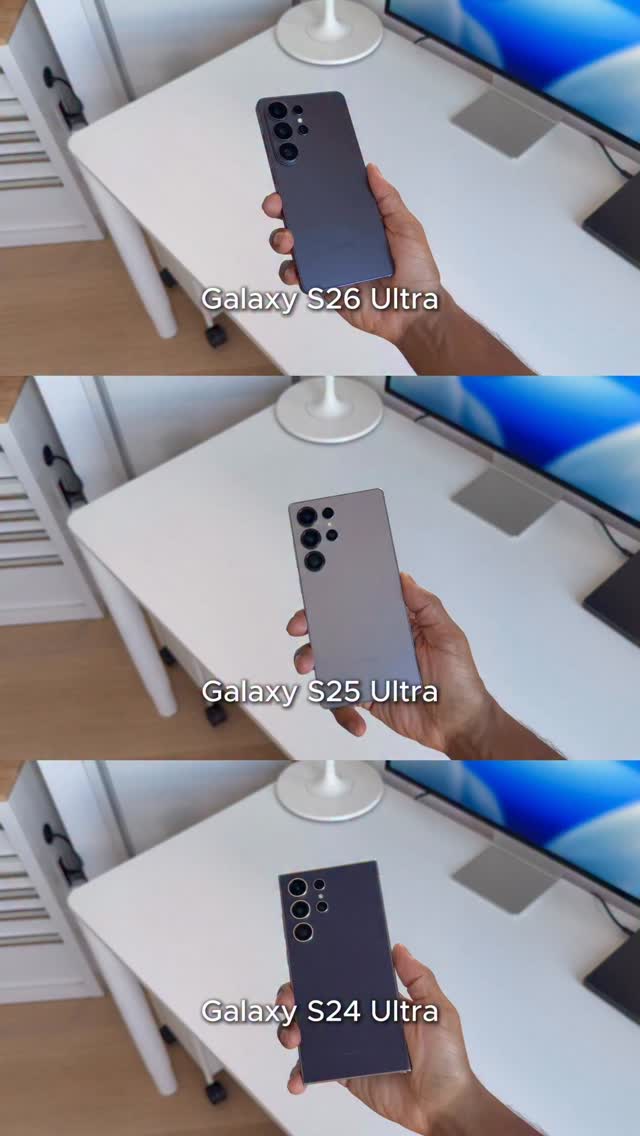 The ultimate comparison between the last three generations of Samsung Galaxy Ultra devices. The S26 Ultra vs the S25 Ultra vs the S24 Ultra. 🌊

#tech #android #s26 #s25 #samsung