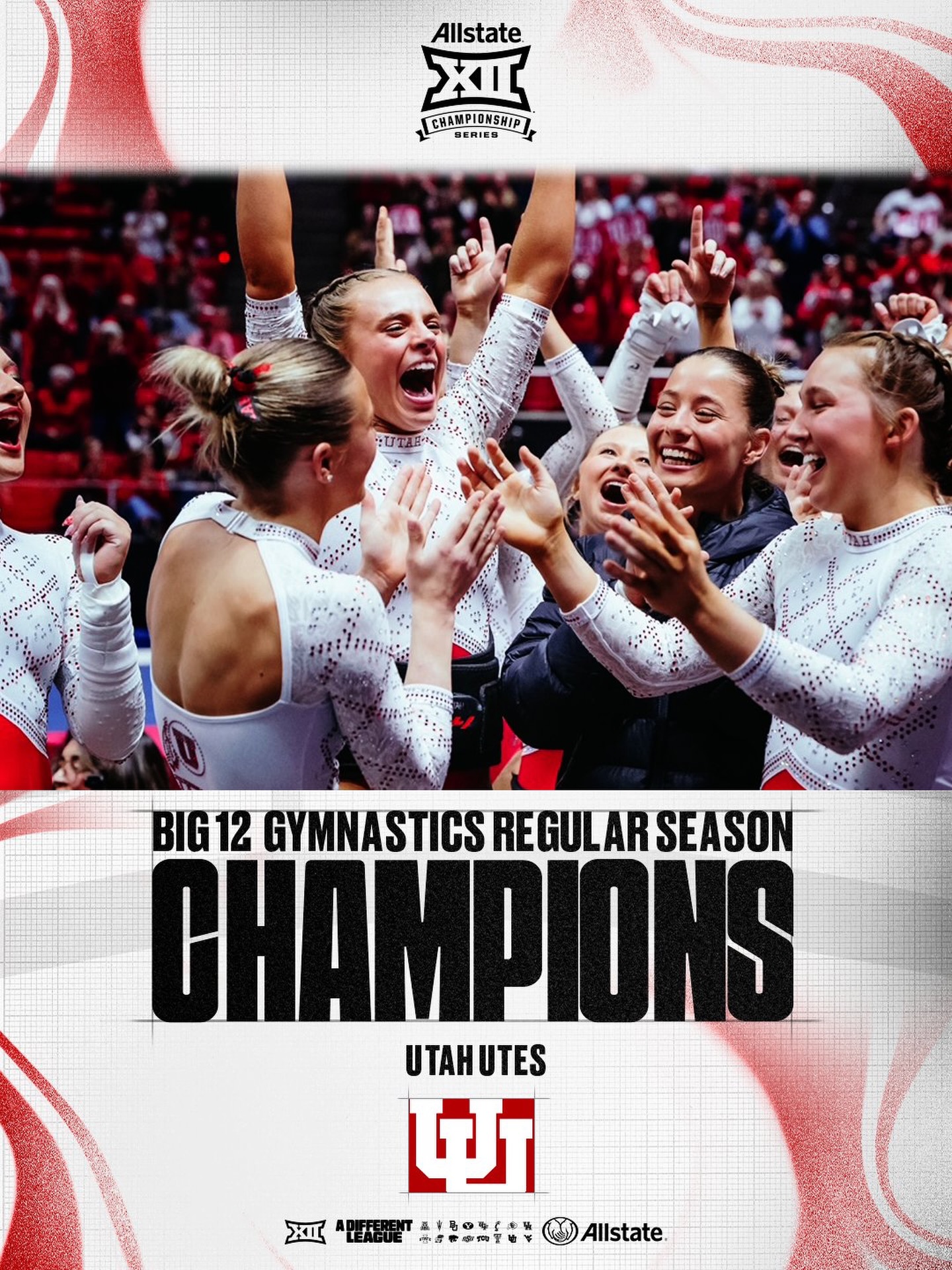 THE UTES HAVE DONE IT AGAIN 🏆

Congratulations to @utahgymnastics for claiming the Big 12 Gymnastics Regular Season Championship for a second-consecutive season.