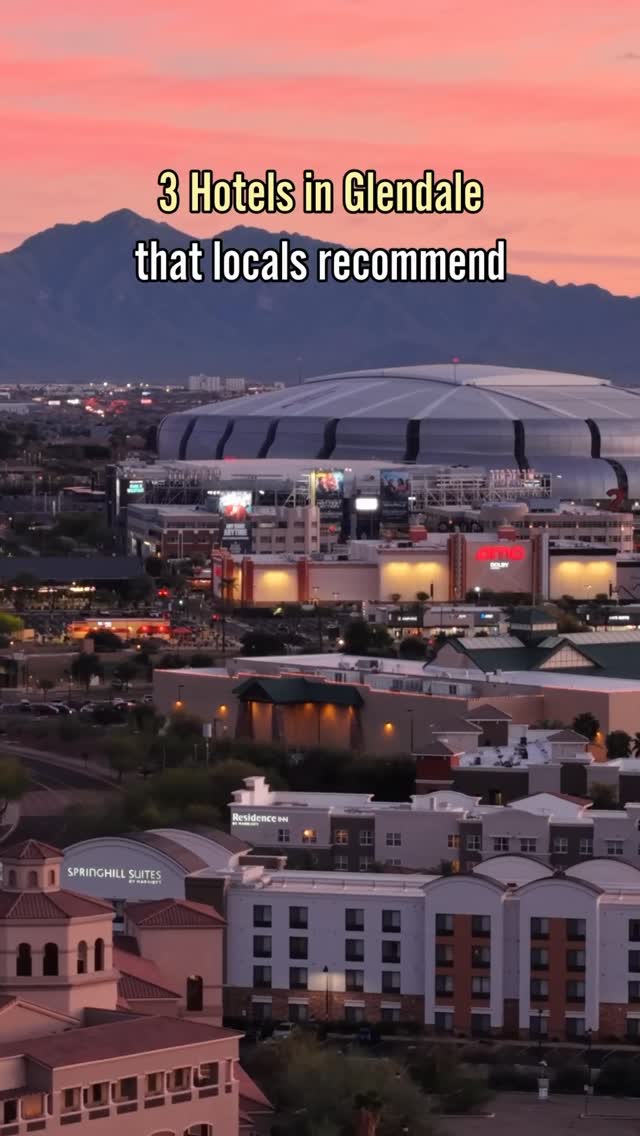 Spring Training season is here!! ⚾️🌵 @experienceglendaleaz is the place to be and these are the top 3 hotels we’d book for the ultimate game day weekend 👇

🏨 SpringHill Suites by Marriott Glendale Sports & Entertainment District
Spacious suites, a great pool, and just minutes from Westgate and Desert Diamond Arena.
@springhillsuites 

🏨 Hampton Inn & Suites – Glendale/Westgate
Right in the heart of Westgate. Super close to State Farm Stadium and Topgolf, so you can walk to the fun and skip the parking stress.
@hamptonbyhilton 

🏨 Holiday Inn Glendale – Stadium & Entertainment District
Near Topgolf and Andretti Arcade, plus a full-service restaurant.
@holidayinn 

Save this for your Spring Training trip 🌵⚾️

#SpringTraining #GlendaleAZ #VisitArizona #ThingsToDoThisWeekend
