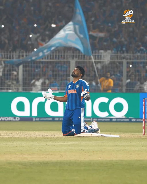 𝐒𝐚𝐧𝐣𝐮 𝐒𝐩𝐞𝐜𝐢𝐚𝐥 𝐒𝐚𝐦𝐬𝐨𝐧 🫡

Watch him in action in the #T20WorldCup semi-final against England, broadcast details in bio 📺