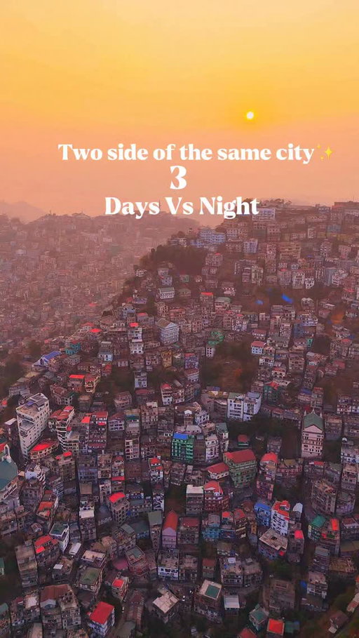 Aizawl: Day vs Night 🌤️🌌 Same City, Different Magic.

[Aizawl day vs night , explore, travel reels, Mizoram,
 Northeast India, Reels India ]

#aizawl #incredibleindia #northeastindia #travel