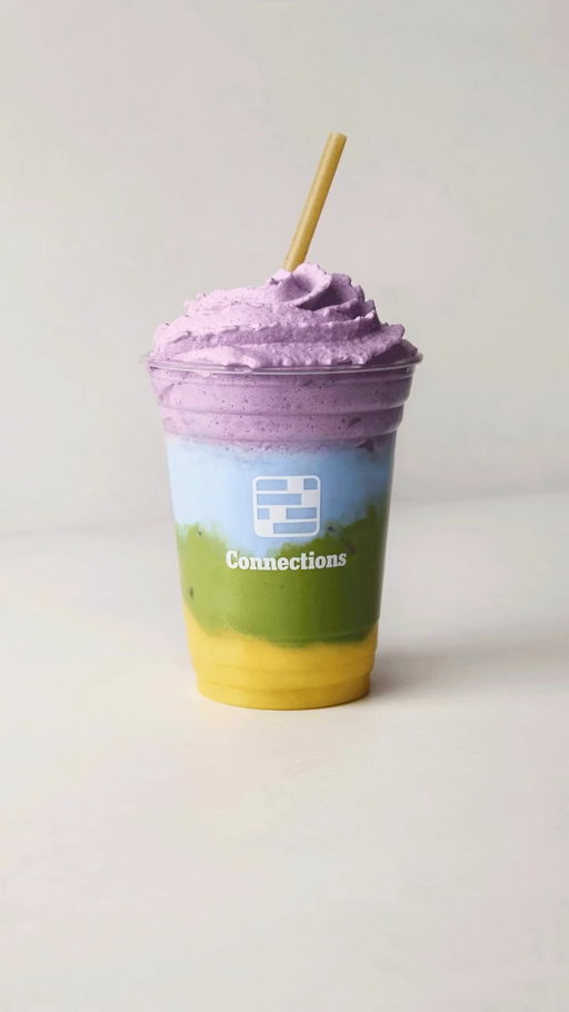 Starting today, we’re celebrating the 1,000th Connections puzzle from @nytgames with a complimentary limited-edition drink: Purple First.
Named after the fan-favorite strategy of solving the hardest category first, each layer of the drink is a nod to the four colors of a completed Connections puzzle.

Fruity, creamy, and bright, the drink offers its own distinct flavors that blend seamlessly with every sip. As always, it’s crafted with thoughtfully sourced ingredients and no refined sugars.

Available at all NYC Matchaful locations while supplies last.

 🗓️ Monday, March 2 – Saturday, March 7
 ⏰ 8–11 a.m.

Show us the day’s completed Connections puzzle and receive a Purple First, while supplies last.

See you soon!

Full terms available: nytimes.com/connections1000
