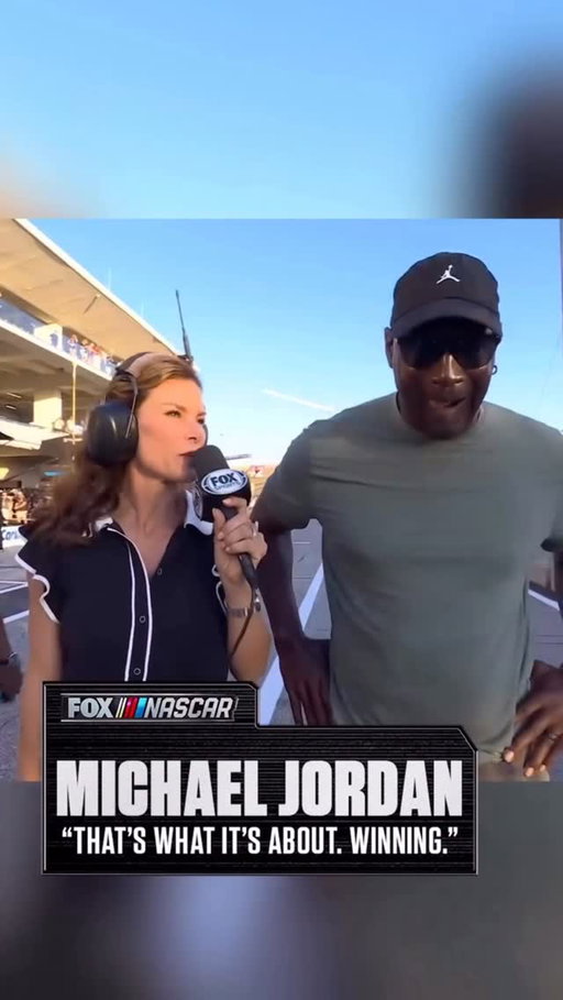 That’s what it’s about. WINNING. 

Giving credit to the team. 

Three in a row. Done. Next. 

#winning #nascar #michaeljordan