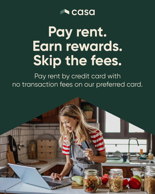 Welcome to Casa – Canada’s new payments and rewards platform that makes paying rent and condo fees simple, secure, and actually rewarding. We’re here to bring a little more ease (and a lot more rewards) to one of life’s biggest monthly expenses.

Get started by visiting paywithcasa.com and stay tuned for more! 🏡✨