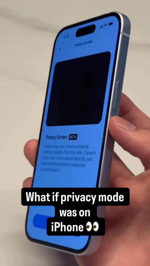 Imagining what privacy mode on iPhone could look like 👀 Would you like to see this feature come to the next iPhone? 📲 

#iphone #tech