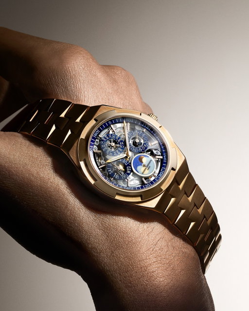 Unveiling Artistry

The Vacheron Constantin Overseas Perpetual Calendar Ultra-Thin Skeleton in pink gold offers a breathtaking expression of horological artistry, inviting observers to delve into its intricate heart. This timepiece, a recipient of the Calendar and Astronomy Watch prize at the Grand Prix d’Horlogerie de Genève in 2020, features a deep blue dial that reveals the entirely open worked Manufacture Calibre 1120 QPSQ/1 – a marvel of ultra-thin engineering and transparency. 

Every component is hand-finished, reflecting the Maison's profound dedication to craftsmanship. The perpetual calendar movement, a testament to complex precision, gracefully tracks time without correction until 2100. This Overseas model thoughtfully blends technical sophistication with contemporary style, embodying a legacy of innovation and refined craftsmanship.

Ref: 4300V/220R-B642

#VacheronConstantin #OneOfNotMany