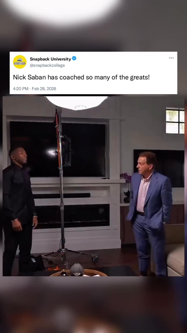 Nick Saban didn’t just build a dynasty at Alabama — he built an NFL factory 🔥

From 2007 to 2023, Saban turned Tuscaloosa into the most elite talent pipeline in the history of college football, producing first-round pick after first-round pick like clockwork. We’re talking about a man who coached Julio Jones, Dont’a Hightower, Mark Ingram, and Trent Richardson before most programs even knew what a recruiting ranking was. He didn’t recruit players — he recruited futures, and the NFL Draft proved it every single April.

The list of NFL greats that came through Alabama under Saban reads like a Pro Bowl roster. AJ McCarron. Amari Cooper. Derrick Henry. Jonathan Allen. Minkah Fitzpatrick. Quinnen Williams’ entire family watched Saban turn Daron Payne into a monster. Then came Jaylen Waddle, DeVonta Smith winning the Heisman, Mac Jones going in the first round, and the list just keeps going. Over 100 players drafted during his tenure, with dozens becoming starters, Pro Bowlers, and outright stars in the league. No program in the modern era even comes close.

What made Saban truly special wasn’t just the Xs and Os — it was the standard. Every player who walked through that program left more disciplined, more detailed, and more prepared for the professional level than when they arrived.

(Via @davesportsgoat 🔥)