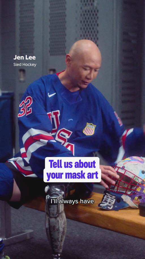 Jen Lee dominates on the 🧊 for @teamusa and his niece’s artwork is 🔥🔥🔥 @horay_shus