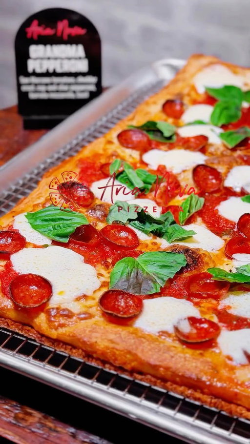 I just found this elevated slice spot in the West Village… and you need to save this RIGHT NOW. 🍕✨

📍Aria Nova @aria_nova_pizzeria 
📍190 Bleecker St, New York, NY 10012

🆓Buy 5 Slices get 1 FREE!!!!!!!!

Aria Nova just landed on Bleecker Street and it is not your typical slice shop. This is ingredient-forward, chef-driven pizza — and the menu speaks for itself. 🤌🇮🇹

Let’s talk about:
Pistachio Mortadella first 🫣 Homemade pistachio cream, Favola mortadella, burrata mozzarella. It feels straight out of Italy. Genuinely one of the most unique slices I’ve ever had — and I think about it constantly.

The Vodka Arrabbiata is giving everything 🔥 Spicy vodka sauce, fresh mozzarella, real Calabrian chili, basil. Not just “spicy” — intentional heat. Chef-driven heat. The kind of slice that makes you close your eyes on the first bite.

The Grandma Pepperoni👏 San Marzano tomatoes, cheddar crust, cup-and-char pepperoni, burrata mozzarella, basil. The crispy cheddar crust alone is worth the trip to West Village. So. Good.

And if you’re a white pizza person — the Prosciutto Arugula has Prosciutto di Parma, fresh mozzarella, Parmigiano, and a balsamic glaze that ties everything together beautifully. 🍃

Don’t sleep on the Pesto Margherita either — homemade pesto, San Marzano tomatoes, burrata AND fresh mozzarella. You can taste the difference when someone actually cares about the craft. 🌿

Everything here is elevated. The sourcing is intentional — San Marzano tomatoes, Prosciutto di Parma, homemade pistachio cream, homemade pesto. This isn’t assembly-line pizza. Someone cared deeply about every single ingredient on this menu. 🙌

West Village has been waiting for a spot like this.

#AriaNova #WestVillage #NYCPizza #BleeckerStreet #NYCEats