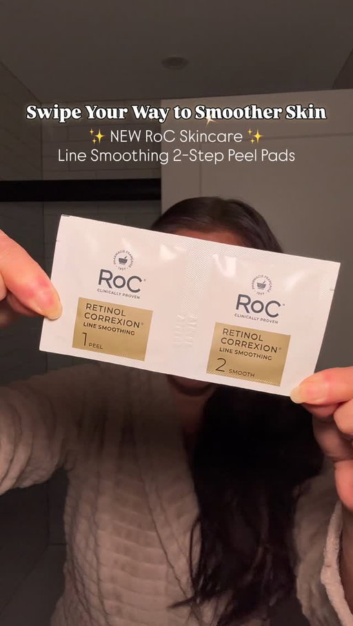#ad | Swipe your way to smoother skin ✨
�The NEW RoC Line Smoothing 2-Step Peel Pads are a dermatologist-developed, non-invasive at-home peel that targets lines, dullness, rough texture, blemishes, and enlarged pores. Powered by RoC’s patented Clinical Retinol, you get immediate glow and visible skin renewal in just 7 uses—all with no downtime.

And the best part? It’s an affordable way to swipe your way to smoother skin.

Available at @target and always on my @shop.ltk 
👉🏼https://liketk.it/5WW87�
@Rocskincare @target�#roc_partner #rocskincare #skintok #targetpartner target liketkit