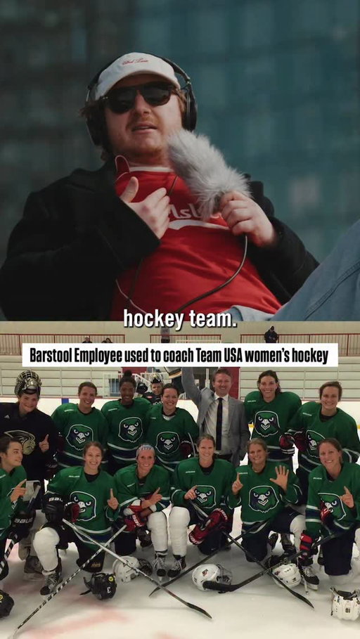 Feiteberg helped coach Team USA Women’s Hockey and it wasn’t even for a video