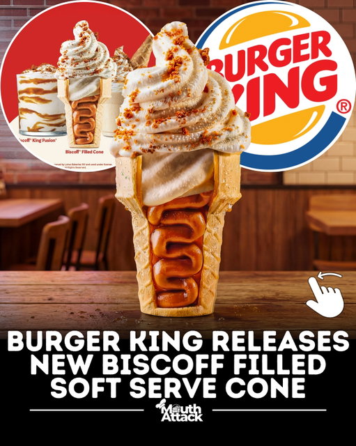 Burger King South Africa has officially introduced a brand-new Biscoff® dessert lineup — and it’s already turning heads. Headlining the drop is the indulgent Biscoff® Filled Cone, featuring classic vanilla soft serve swirled high and packed with a rich, gooey Biscoff filling inside the cone itself. Each cone is finished with a generous sprinkle of crunchy Biscoff biscuit crumbs for that signature caramelized spice flavor fans love.

But the cone isn’t the only treat joining the menu. The limited-time release also includes the Biscoff® King Fusion®, layered with creamy soft serve and ribbons of Biscoff sauce, plus the Biscoff® King Shake, blending smooth vanilla ice cream with that unmistakable Lotus Biscoff taste. The campaign — tagged “Savour. Swirl. Sip.” — highlights the trio as a full dessert experience, giving South African customers three different ways to enjoy the iconic cookie flavor.

This collaboration brings the beloved taste of Lotus Bakeries’ famous Biscoff biscuits into Burger King’s frozen dessert lineup, delivering a sweet-and-spiced twist to the brand’s soft serve classics. The launch appears to be a regional South Africa exclusive for now, making it a must-try for local fans before it potentially rolls out to other markets.