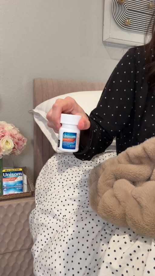 #unisompartner POV: your brain turns into a 24/7 group chat the second your head hits the pillow. 😅 @theunisom SleepTabs have been a game changer for helping me fall asleep faster, stay asleep longer, and actually wake up refreshed and ready for the chaos. If your nights sound like mine used to, buy Unisom today, trust me on this one.