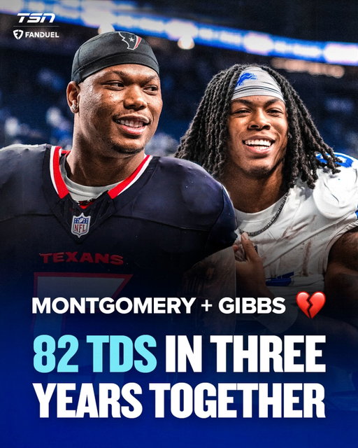 End of an era in Detroit 💔 

Monty & Gibbs were one of the most consistent anytime touchdown duos in the league!