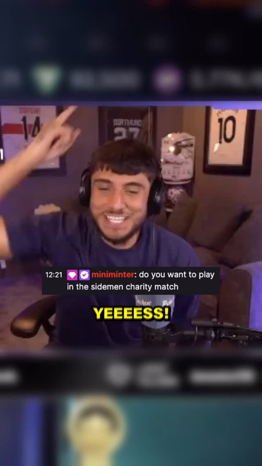 W’s in the chat!! 

Welcome to the Charity Match @dannyaarons