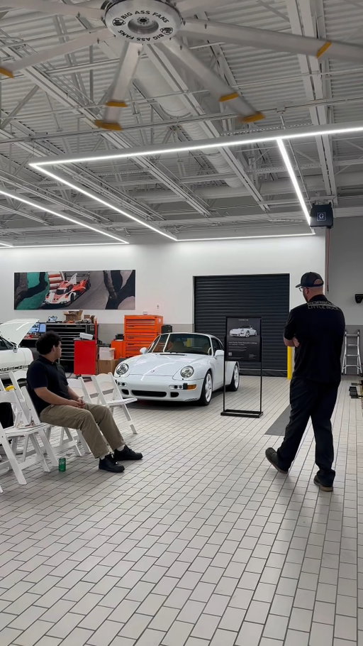 The transformation is underway. Porsche Little Rock welcomed future automotive technicians into our service facility to see what is possible during our restoration journey. With fresh stone guards installed and the bumpers newly finished, this Porsche is already turning a new page. #PorscheChallenge26