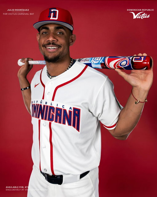 Julio Rodríguez for the Victus Carnival Bat 🇩🇴

Introducing the Victus Carnival Bat. Modeled by @jrodshow44, this bat embodies the iconic Diablo Cojuelo mask — a legendary character and symbol of Dominican Culture. 

The Dominican Carnival will release on Mar. 6th as a part of our Limited Series @wbcbaseball collection. It is hand painted by the @_bat_king and comes in Julio’s “JRODSHOW” model. 

exclusively at www.victussports.com