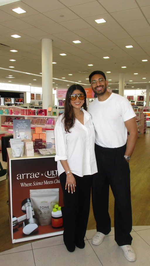 the cutest co-founders (yes, nish included) take @ultabeauty 🤭🫶