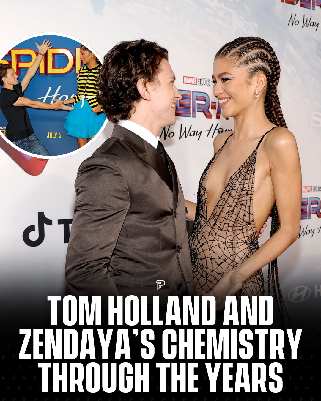 Tom Holland and Zendaya first met back in 2016 when they were cast as Peter Parker and MJ in “Spider-Man: Homecoming,” and fans noticed their chemistry almost immediately.

Through Comic-Con panels, press tours and premieres in 2017 and 2018, the two kept insisting they were “just friends,” even as interviews and red carpet photos showed them constantly laughing, joking around and backing each other up.

In 2021 their off-screen relationship became public after they were photographed kissing in a car, and since then they have quietly shown up for each other at premieres, fashion events and low-key date nights while still keeping most of their relationship private.

From early Spider-Man promo to their 2024 outings, their chemistry has pretty much stayed the same: two people who genuinely look like they are having fun together on and off the red carpet.

#Pubity #Viral #Film