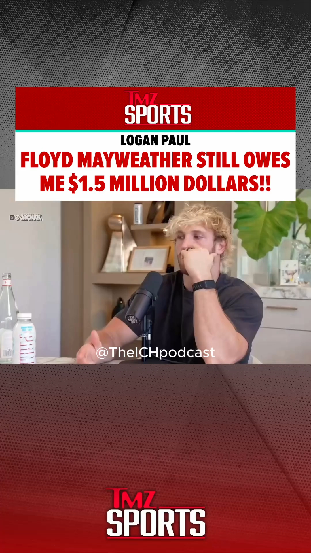 Logan Paul claims that Floyd Mayweather still owes him $1.5 million after their boxing exhibition in 2021. 💰🫣