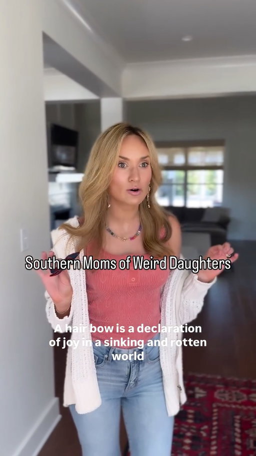 This video was shot by my own mom, the OG Southern Mom of Weird Daughters. 

#southernmom #womenincomedy #thesouth #southernmomma #southernhumor