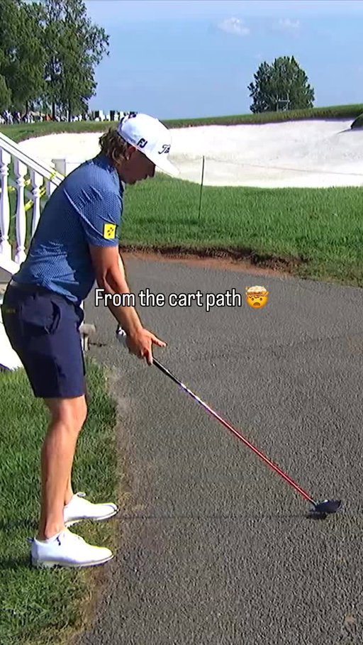 How does he keep doing this?! 🤯⛳️

#golf #livgolf