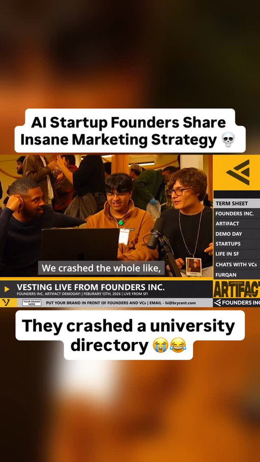 Wildest startup go to market strategy ever 😂