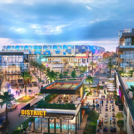 🚨 COMING TO JAX!!!! ⚽️ 🏆 🎉 The future home of Sporting JAX & a 15,000-seat community stadium and major sports and entertainment district located adjacent to St. Johns Town Center and the University of North Florida is in the works!

The transformational 300-acre privately developed project - fully accessible and prominently positioned along I-295 - is scheduled to open in 2028/2029 as the home of Sporting JAX Men’s Division One USL Premier and Women’s Division One Gainbridge Super League teams.

Until then, Sporting JAX will continue building momentum at UNF’s Hodges Stadium, where our men compete in the USL Championship and our women compete in the Gainbridge Super League.

The new stadium will host up to 40 professional matches annually and will be designed to attract premier club and international matches, USWNT games, NCAA championships, Special Olympics, rugby, lacrosse, and outdoor concerts of up to 20,000 fans.

The announcement came today by Sporting JAX Principal Owner Ricky Caplin, along with co-owners Tim Tebow and Fred Taylor and Justin Papadakis of the USL! The team‘s inaugural home game is this Saturday at 7:30 PM UNF Stadium! Get ready!