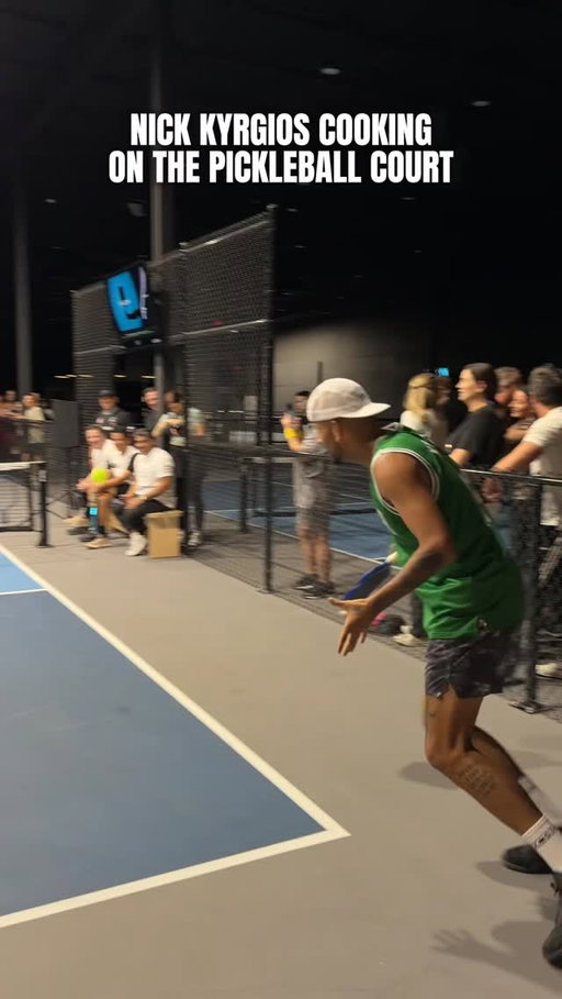 We can’t wait to see this on the @ppatour 👀

Tennis star @k1ngkyrg1os is looking real good on the pickleball court 🤩🥒