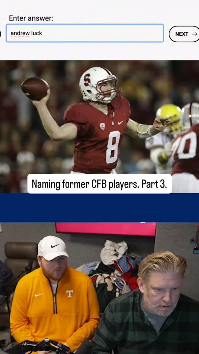 Trying to name former college football players. Part 3.