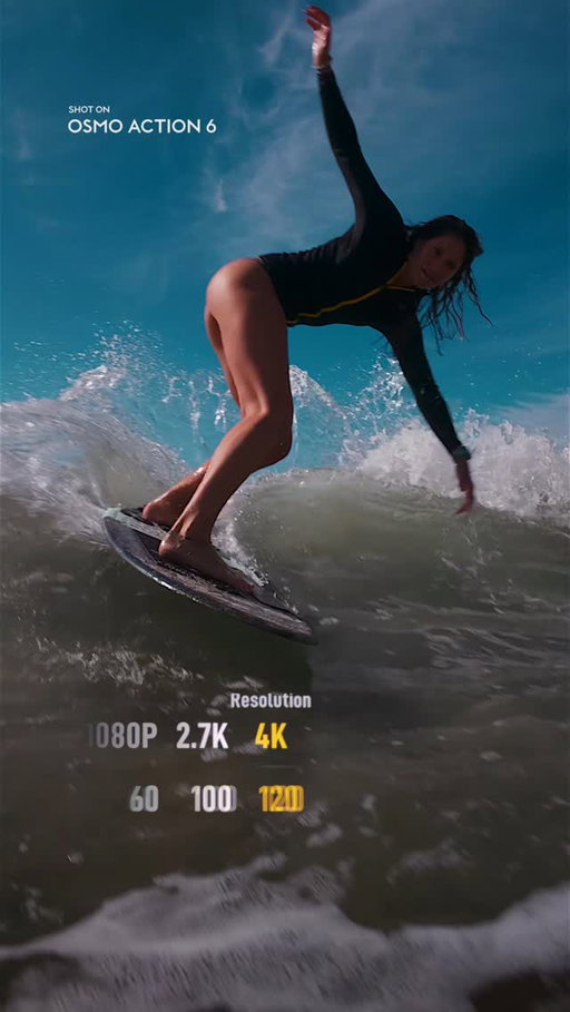 Action without compromise 💦 @osmo_global 

Testing the latest DJI Osmo Action 6 🎥

Water or concrete, most moments only happen once, and this camera delivers!

Some of my favorite things: 
- Crisp slow motion all the way to 120p in 4K
- Has clean detail even in low light
- Rock steady stability that keeps up
- Magnetic mount attachment in both directions 
- Natural wide lens mode 
- and the NEW 1/1.1” square sensor for better cropping

Stoked to add this to my lineup, it’s an easy go-to, especially for skimboarding and skateboarding shots! 

#DJIOsmoAction6
#ActionCamera
#Skimboarding 
#SlowMotion
#DJIPartner