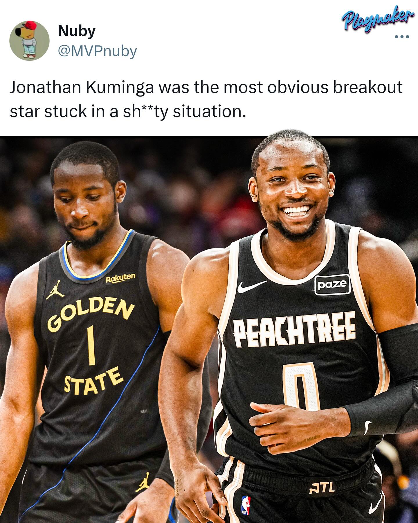 Jonathan Kuminga is thriving with the Atlanta Hawks 🔥