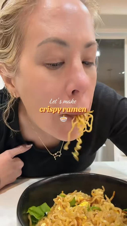 CRISPY RAMEN RECIPE 🍜

Ingredients:
2 packets of ramen with seasoning
2 tosp butter
2 tsp olive oil
1 tsp sesame oil
1 tosp soy sauce
1 tosp onion powder
Optional sauteed onions, 2 eggs, and green onions
- boil water with 2 tbsp of butter
- cook ramen in medium skillet with water to about half way up the ramen
- Add sesame oil, onion powder, sautéed onion, 1 ramen seasoning packet, & soy sauce
- cook until all liquid is absorbed & then add olive oil, pepper, any other ingredients to taste
- add eggs or meat if desired
- cover and let ramen fry until golden brown - as much or as little fry as desired
- serve with green onion

Soooo good, let me know if you try it!! #ramenrecipe #crispyramen #cookingwithmichellesays