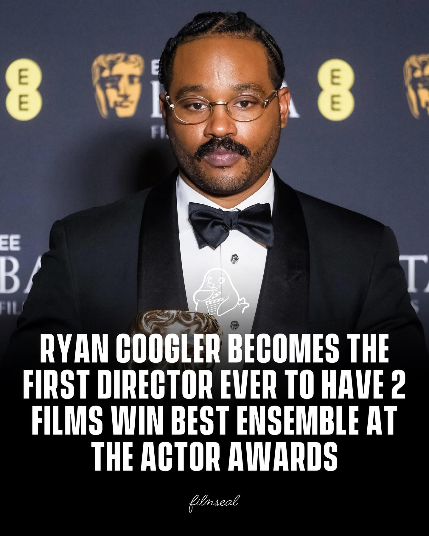 Ryan Coogler has become the first director ever to have two films win Best Ensemble at The Actor Awards, marking a historic achievement.

The milestone further cements his reputation for building standout casts, as his projects continue to earn major recognition within the industry.

-
#ryancoogler #filmseal