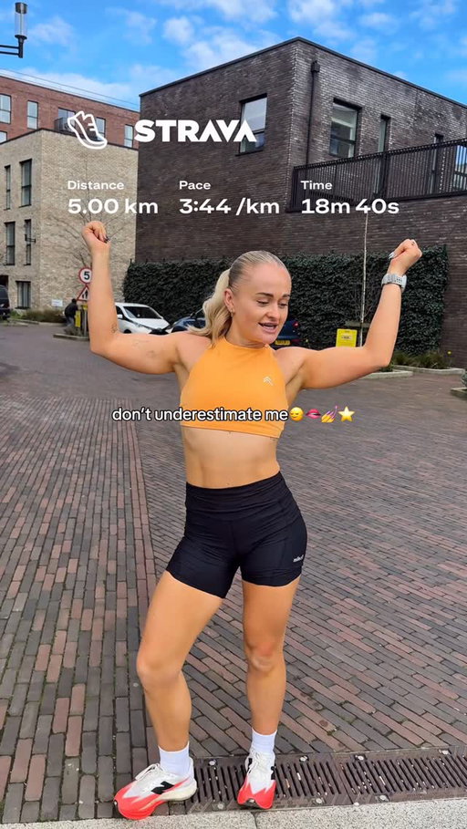 NEW 5KM PB!!!!! WHATTTT JUST HAPPENED 😭😭😭🥇🥇🥇🥇🏃🏼‍♀️🏃🏼‍♀️🏃🏼‍♀️ 18:40 !!!!!!!! 

genuinely didn’t think or believe I had this in the tank today!!! I’m feeling SO fit in training but I feel like I’ve had less focus on becoming faster in the 5-10km range 🤭🤭🤭 obviously something’s working 😎😎😎 

benchmark has been set as I start run coaching with @elliot.johnston8 @treo.endurance this week!!! it’s time to level up my running as I feel this is where I need the work as an athlete, especially not coming from a running background!!! 😁😁😁

LFGGGGG⭐️⭐️⭐️🤗🤗🤗💘💘💘

#runningpb #5k #runner #running #hyrox