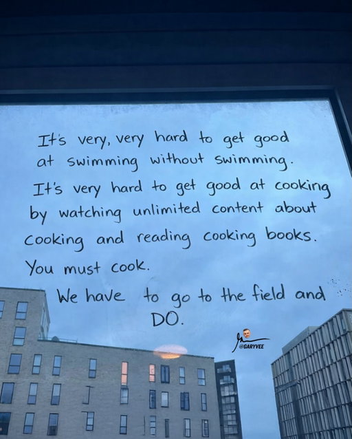 Too much pondering and consuming and not enough “doing” … I hope this little morning ☀️ message helps someone finally “jump” because you’re posturing isn’t soloing anyone except yourself ❤️

PS : Go to the follow or following button in my profile and hit the ⭐️ to add to favorites 

#action #motivation #garyvee