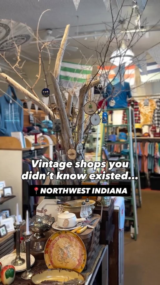 Best vintage stores in #NorthwestIndiana…

Vintage lovers of NWI- this one’s for you. 🤎

Whether your vibe is curated boutique or chaotic treasure hunt- we’ve got you covered. Did we miss any hidden gems?

📍 America’s Antique Mall - 8311 Indianapolis Blvd, Highland, IN 46322 @americasantiquemallhighland 

📍 Over Yonder Dunes Gift Shop - 12 East US Highway 12, Beverly Shores, IN 46301
 @overyonderdune 

📍 Cats Eye Vintage - 1 E Dunes Hwy, Beverly Shores, IN 46301 @catseye.vintage 

📍 Tailor Made Vintage - 452 Morthland Dr, Valparaiso, IN 46383  @tailormadevintage 

📍 The Hub Vintage Boutique & Market - 138 S Main St, Crown Point, IN 46307

📍 Crown Antique Mall - 545 E 110th Ave, Crown Point, IN 46307 @crown_antiquemallinc 

📍 The Vintage Vault - 1423 Sheffield Ave, Dyer, IN 46311

📍 Cedar Lake Resale and Antiques - 12834 Wicker Ave, Cedar Lake, IN 46303

📍 Debbie’s Attic Thrift Shop - 3535 W Ridge Rd Suite C, Gary, IN 46408 @debbiesattic 

📍Market 102 - 153 Franklin St, Valparaiso, IN 46383 @market102valpo 

📍Stayin Alive Thrifted Boutique - 1451 Joliet Rd, Valparaiso, IN 46385 @stayinalivethriftedboutique 

#livenwi #nwi #nwindiana #vintage