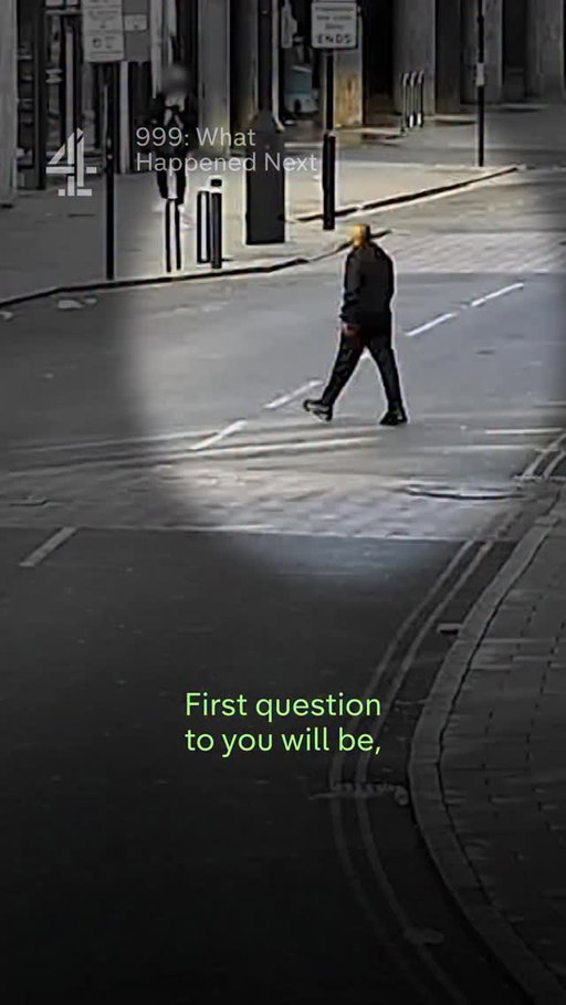 Bewildered suspect watches himself on CCTV. #channel4 #documentary