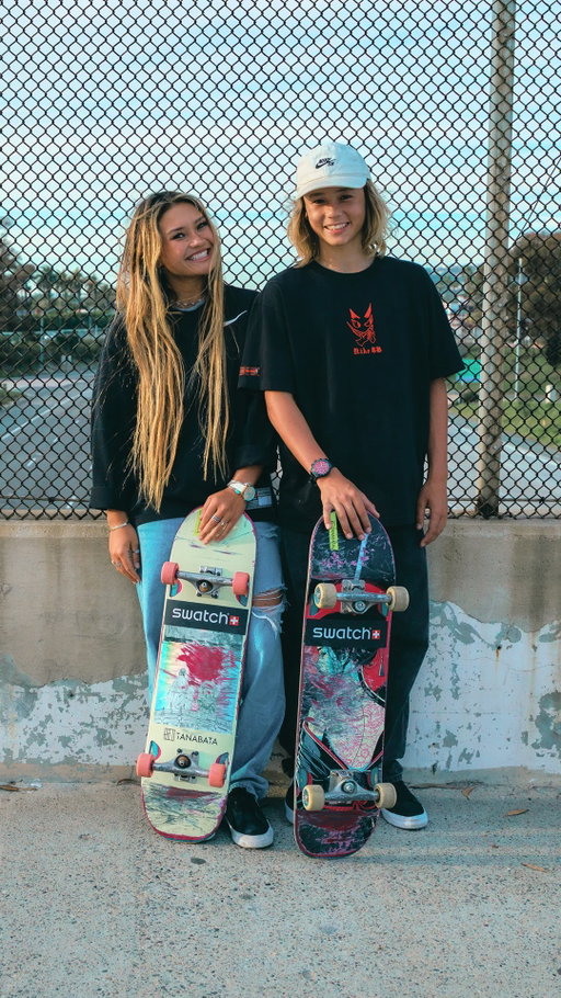 Meet our newest additions to the Swatch Proteam @skybrown and @oceanbrown 🏄🛹
 
In their world, it’s all about expressing themselves freely and doing what they love, together. Young, fearless and exceptionally talented in skate and surf, this sibling duo’s journey is only just beginning.
 
#SwatchProteam #SwatchLovesSports