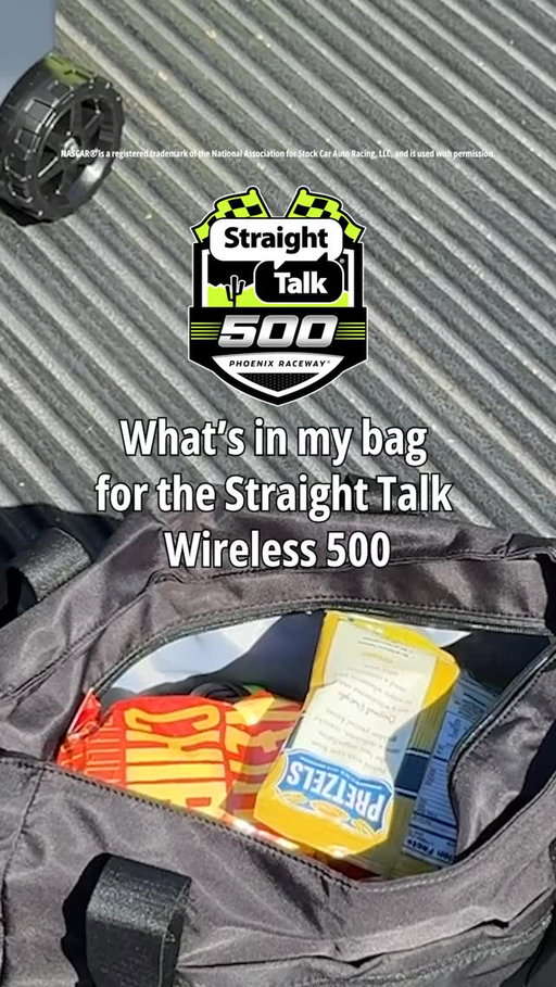 Out here, you come prepared. For yourself and whoever needs it. That’s race day rules. Straight Talk Wireless 500. Phoenix Raceway. March 8.