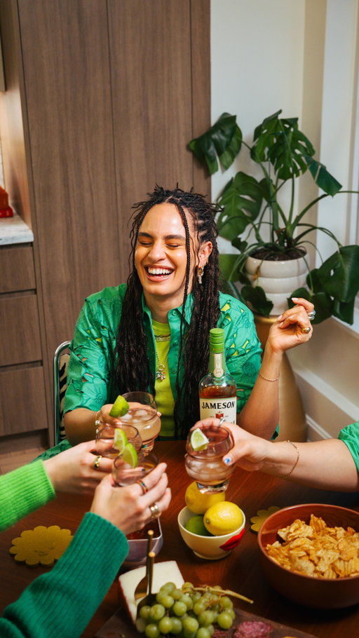 The real lucky girl moment is getting to kick off St. Patrick’s Season with my girls and @JamesonUS Triple Triple! Uniquely finished in chestnut casks for the smoothest, most delicious taste 🍀 #JamesonPartner
