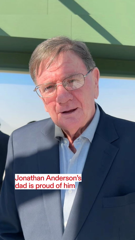 A few words to @jonathan.anderson from his dad ahead of @dior’s AW26 show ❤️