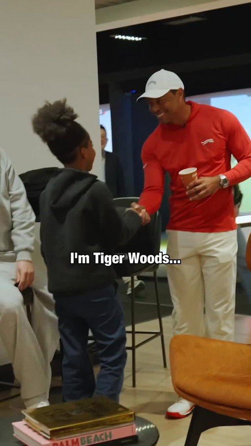 “Tiger Woods inspired me to golf” 🥹❤️ @mdmotivator @tigerwoods