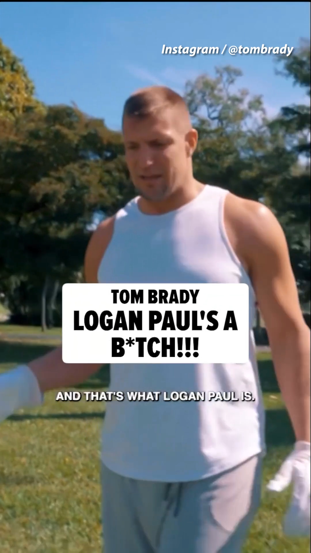 🏈 Tom Brady isn't done going after Logan Paul for claiming he could hang with the NFL's big dogs ... straight-up calling the WWE Superstar a "B*tch!!"

Watch the show down at link in bio.