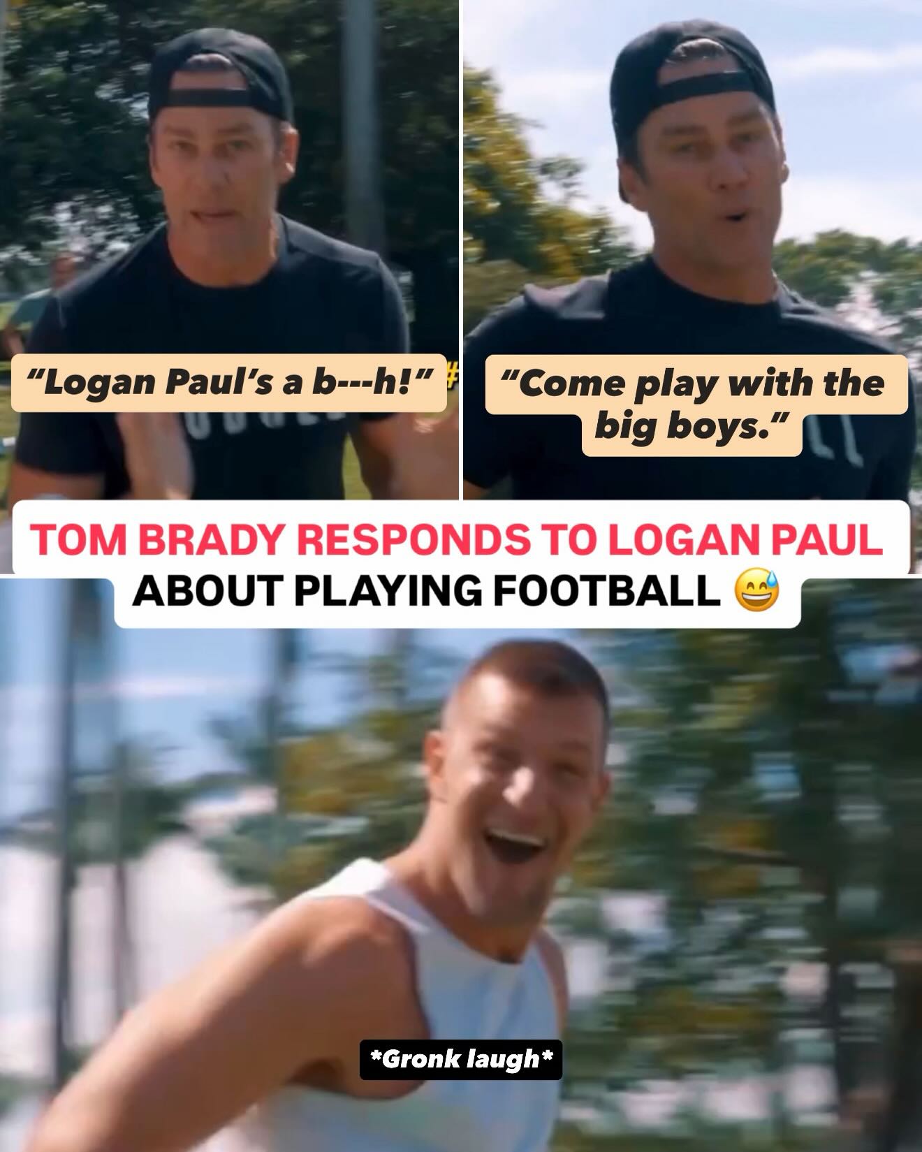 Tom Brady not messing around 👀

(via @tombrady)