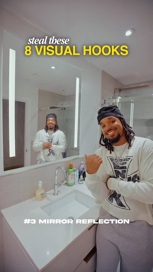 Need some Hook ideas? 🪝Steal these 8 visual hooks to grab viewers attention! 💡

As a full time content creator your first 3 seconds mean everything! ⏰

Follow @zioncruzz for more tips and tricks!

#viralhooks #visualhooks #ugctips #contentcreator #maleugccreator