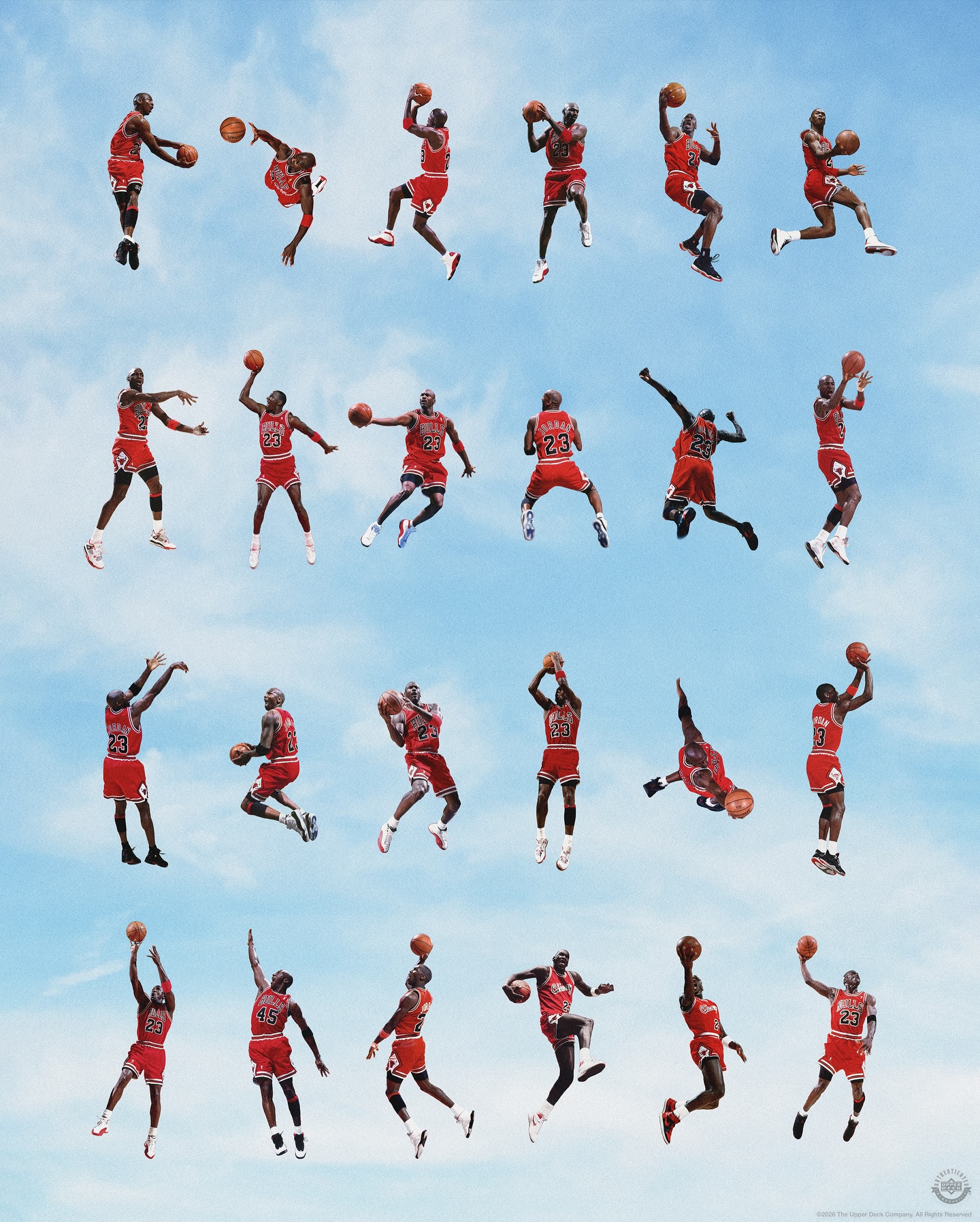 A Sky Full of Moments…☁️
New Drop: ‘Michael Jordan - Poses’ 
Shop the piece @ the 🔗 in Bio!

#MichaelJordan #OfficiallyLicensed #WallArt #IKONICK