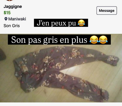 À qui tu offrirais ce pantalon ?