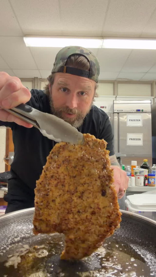 Irish, Scottish, and Nordic, but I can make a good Cutlet! 

🛒 INGREDIENTS
• 1 whole chicken breast (slice into 2 cutlets)
• Salt, pepper, garlic powder, onion powder

Breading station:
• 1/3 cup flour
• 1 egg, beaten
• 1/4 cup Italian breadcrumbs
• 1/4 cup panko
• 2 tbsp grated parmesan
• 1/4 cup olive oil (for frying)

SEASON THE FLOUR:
½ tsp salt
½ tsp pepper
½ tsp garlic powder
½ tsp onion powder

SEASON THE BREADCRUMBS:
½ tsp salt
½ tsp pepper
½ tsp garlic powder
½ tsp onion powder
½ tsp Italian seasoning

1️⃣ Slice breast in half horizontally. Lightly pound thin.

2️⃣ Dredge in seasoned flour → dip in egg → press into seasoned breadcrumbs.
Pack it on. Let rest 5–10 minutes.

3️⃣ Heat olive oil until shimmering.
Cook 3–4 mins per side until golden and 165° internal.

4️⃣ Rest on a wire rack. Stay crispy.

Perfect for:
🍋 Lemon squeeze
🍝 Chicken Parm
🥖 Cutlet sandwich
🥗 Over a salad

#ChickenCutlets #groarkboysbbq #themeatteacher #WeeknightDinner HomeCooking
